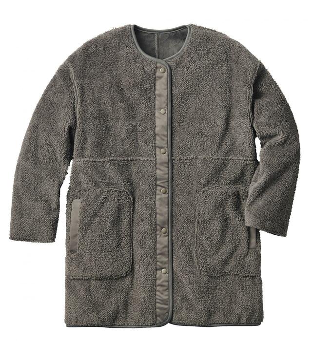 防風ベロアシャギーロング リバーシブル仕様 