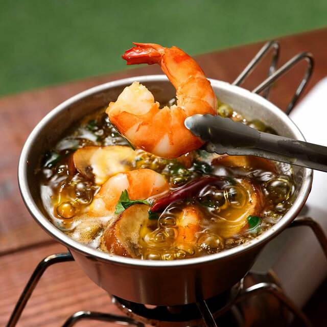 【カルディ】シェラカップ＆トングdeアヒージョセット　1,155円（税込）