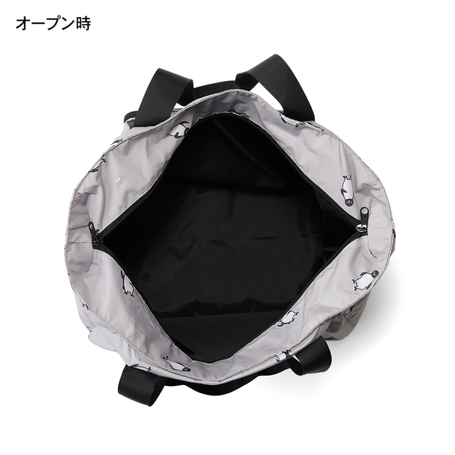 ベルメゾン キャリーケースに取り付け可能な折りたたみトートバッグ「Suicaのペンギン」