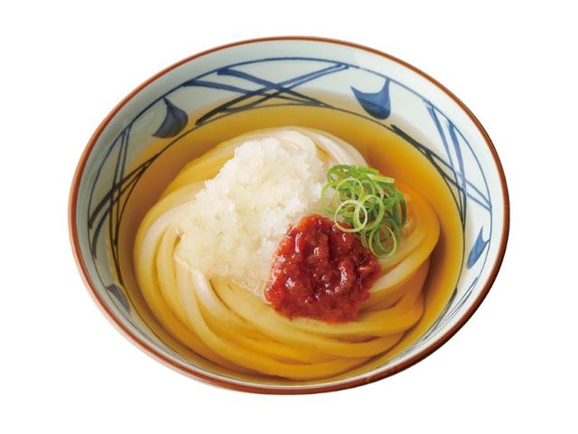 梅おろし冷かけうどん