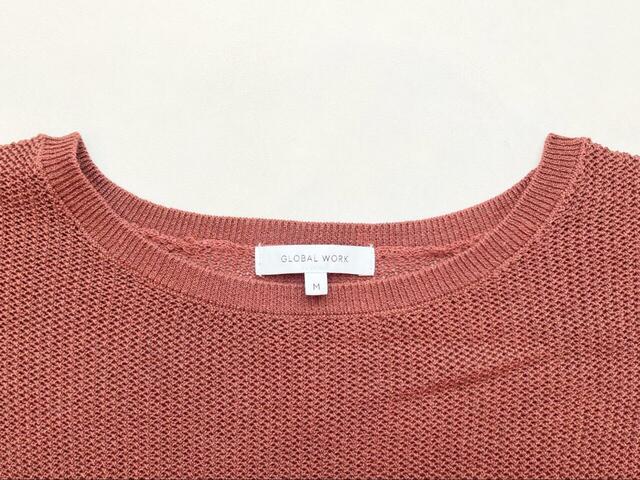 【GLOBAL WORK 洗えるメッシュラメプルオーバー＊タンク】カジュアルにもきれいめにも使える絶妙なバランスです◎