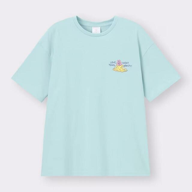 グラフィックT(5分袖) ¥1,290｜GU「おぱんちゅうさぎ」コレクション