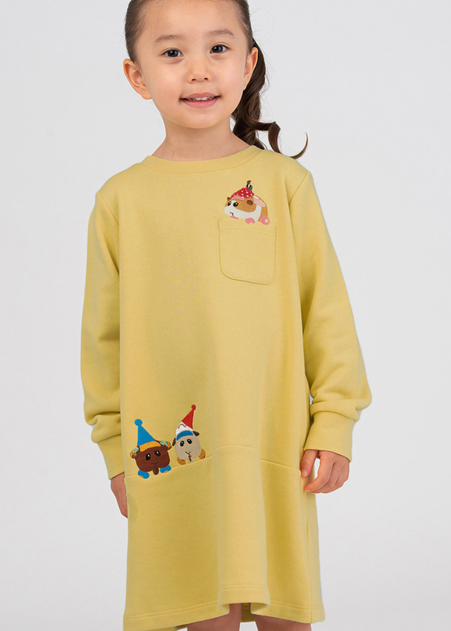 キッズ・ベビーワンピース「モルカーパーティー」4,900 円(税込)(サイズ：90/110/130)