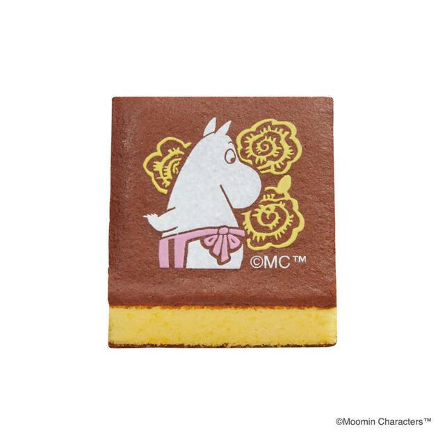 「ムーミン 母の日カステラS号 カステラデザイン」<価格:1,944円(税込)> 【【ムーミン×文明堂】ムーミンママやリトルミイが大集合♪「ムーミン 母の日カステラ」は母の日の贈り物にもおすすめ!】