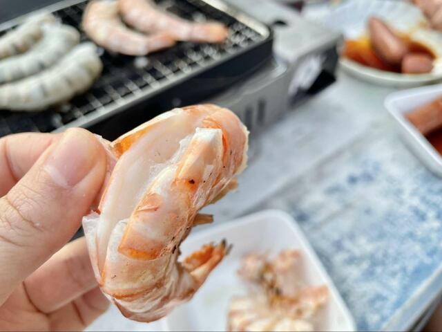 【業務スーパー 背わた取りえび】背わたが取ってあるので子どもでも殻をむきやすい