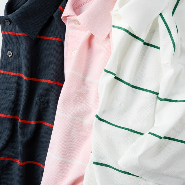 【UNIQLO and JW ANDERSON】男女兼用「ドライカノコボーダーポロシャツ」¥2,990