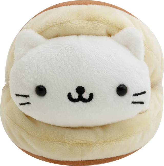 【サンエックスキャラクターズ　あのころのともだち】「ぬいぐるみ」にゃんにゃんにゃんこ　正面から