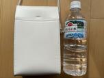 ペットボトルは入りませんでした【ユニクロ　レザータッチミニツールショルダーバッグ】