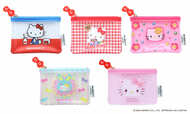 【『ハローキティ50周年』文具雑貨シリーズ】「ミニポーチ」　全5柄　各770円