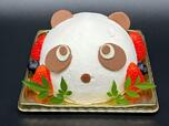 「パンダショートケーキ 4号」＜価格：3,800円（税込）＞ 【エキュート上野でパンダフェア「PANDA PARK」開催！「たれぱんだ」のポップアップショップもオープン！】