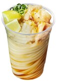 「豚しゃぶおろしレモンシェイクうどん」＜価格：690円（税込）＞【【丸亀製麺】ひんや〜り！凍らせレモン入り『豚しゃぶおろしレモンシェイクうどん』が新登場】