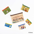 ファスナーケースセット 各110円、フラットポーチS 110円、フラットポーチ 220円|キャンドゥオリジナル/ディズニーグッズ第3弾