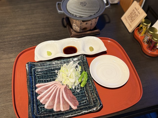 鴨とネギの焼きしゃぶ