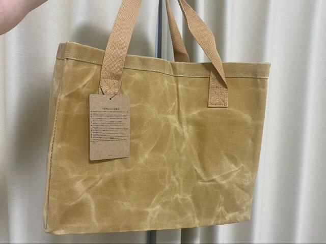 【ワークマン パラフィン帆布ミディアムトート】カラーはベージュ、グレー、ブラウン、ネイビーの4色