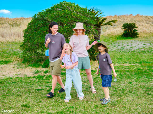 【ユニクロ「ちいかわ×ナガノのくま UT」】ウィメンズとキッズのお揃いの柄も展開するなど、ファミリーで楽しめる要素も