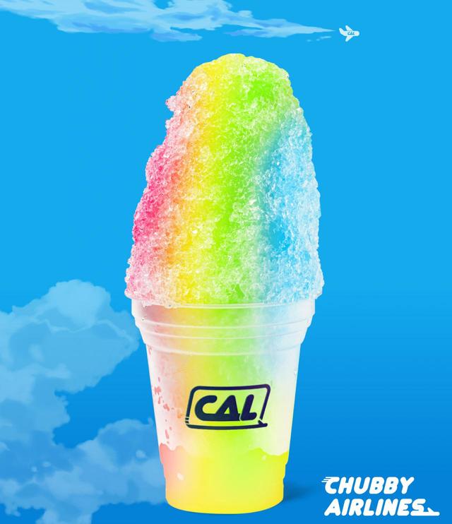 CHUBBY AIRLINES「デカ盛り氷 レインボー」