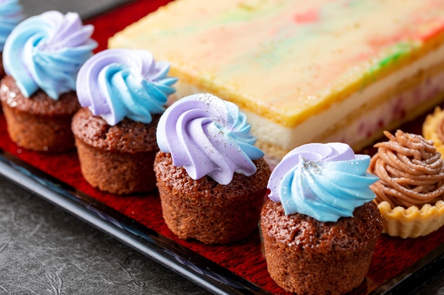 チョコミントカップケーキ