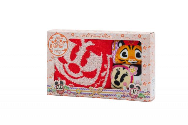 タオルセット 2,800円｜(フェイスタオル)縦約80×横約34cm 1枚、(ミニタオル)縦約25×横約25cm 2枚