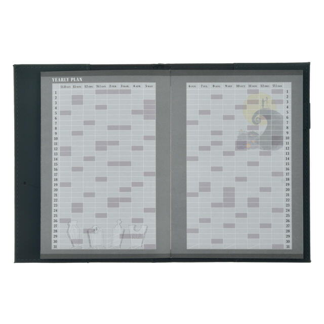 ティム・バートン ナイトメアー・ビフォア・クリスマス 手帳・スケジュール帳 B6 型押し CALENDAR&ORGANIZER 2026 2,800円