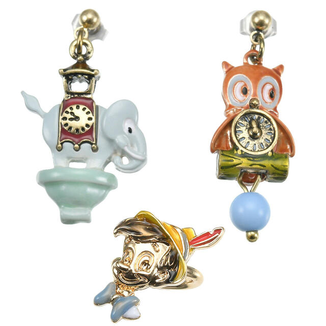 ピノキオ ピアス・イヤーカフ セット Pinocchio Story Collection 3,300円