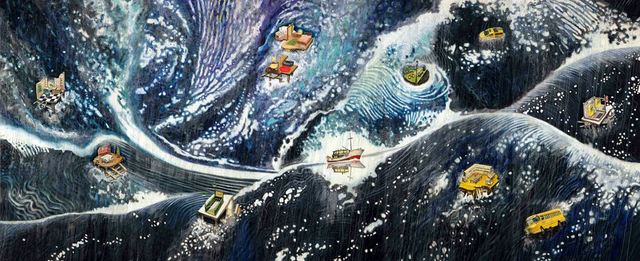 大岩オスカール《Big Wave (2020)》2020年 作家蔵