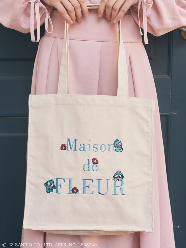 サンリオキャラクター×「Maison de FLEUR」のコラボトートバック・ハンギョドン