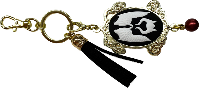 カメオ風キーホルダー｜1,200円