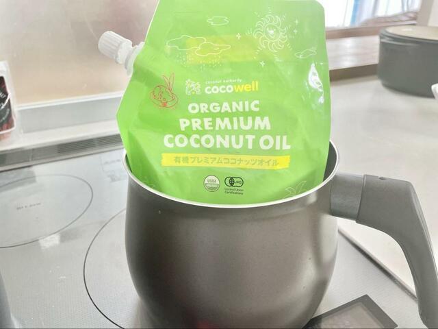 【アイリスオーヤマ　マルチポット】高さがあるので湯せんにもぴったり