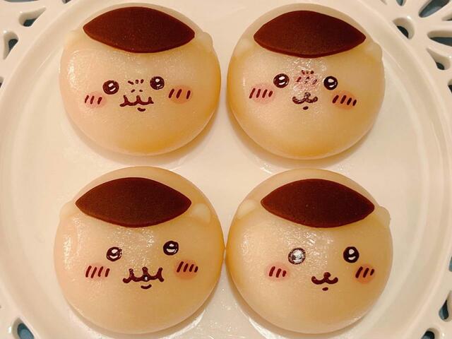 【ちいかわ食べマスモッチ】つぶらな瞳がキュートな栗まんじゅう♡