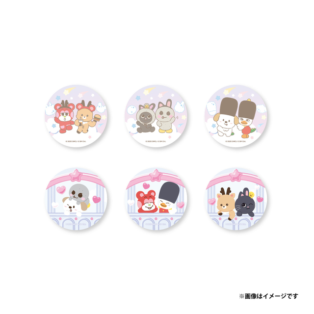 ランダムぷにぷに缶バッジ（全6種）：880円（税込）