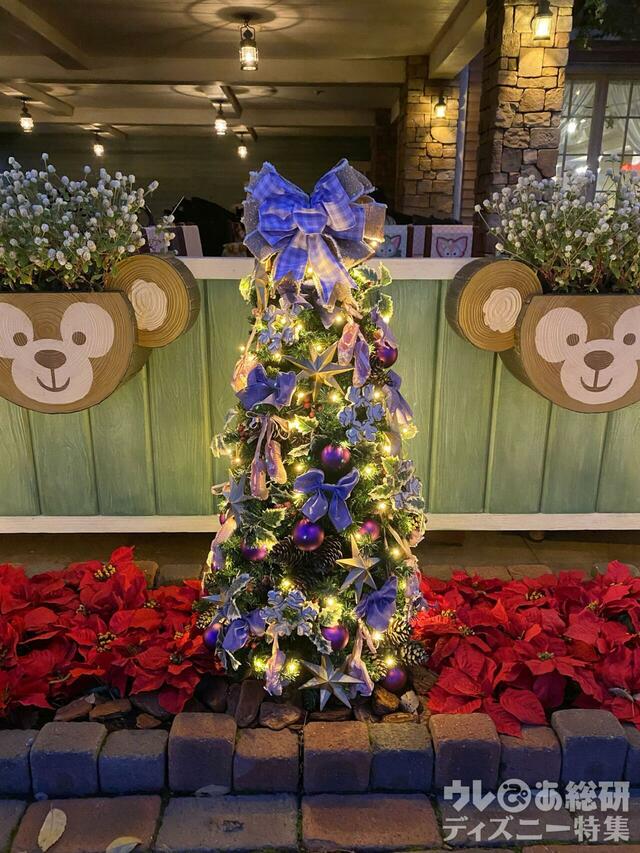 ダッフィーたちのクリスマスツリー