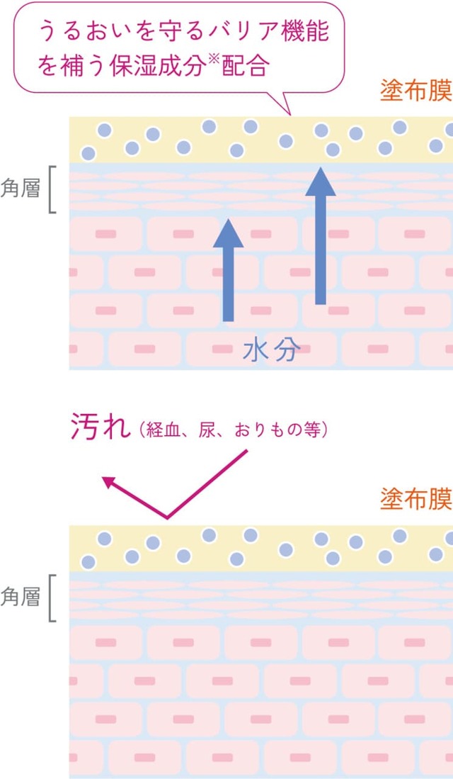 皮脂のイメージ図