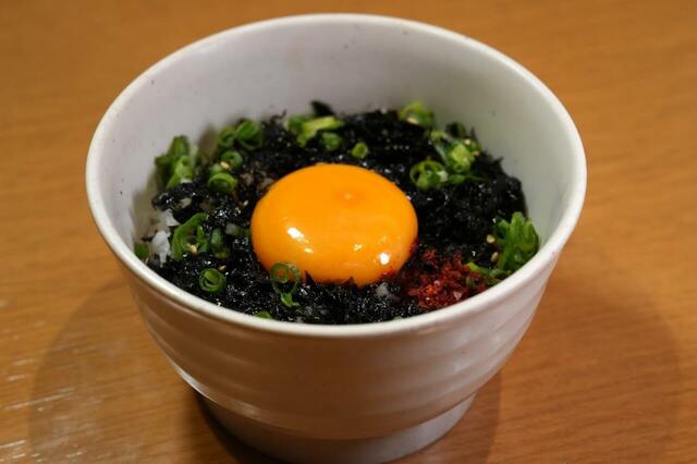 【焼肉きんぐ【焼肉専用】韓国のり玉ごはん】特にタレの焼肉とよく合います!