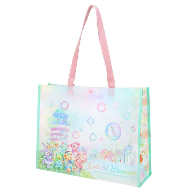 ショッピングバッグ 1,000円｜東京ディズニーシー「ダッフィー＆フレンズ20周年：カラフルハピネス」スペシャルグッズ｜販売開始：2025年4月8日（火）