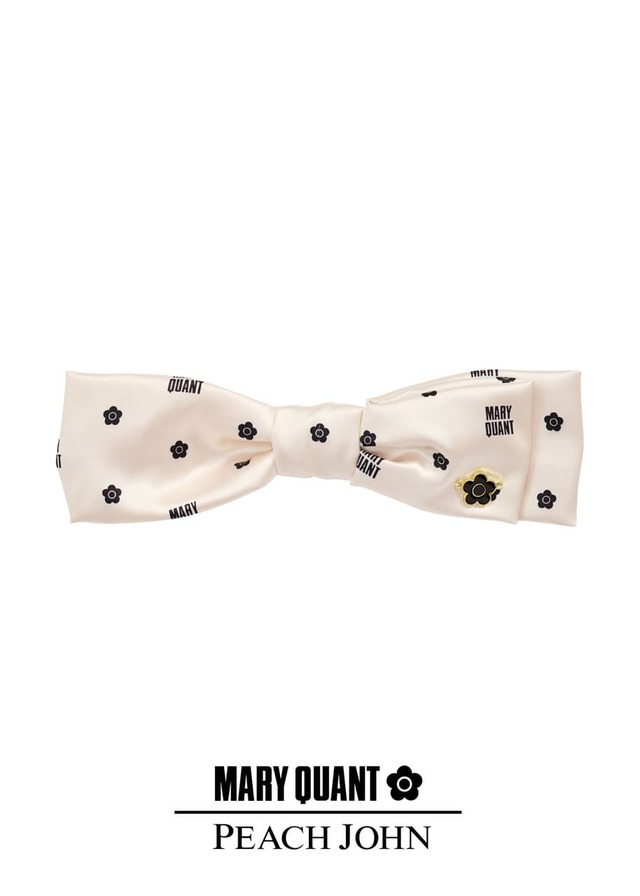 【MARY QUANT×PEACH JOHN】「デイジードットヘアバンド」¥1,800、サイズ：ワンサイズ、カラー：アイボリー