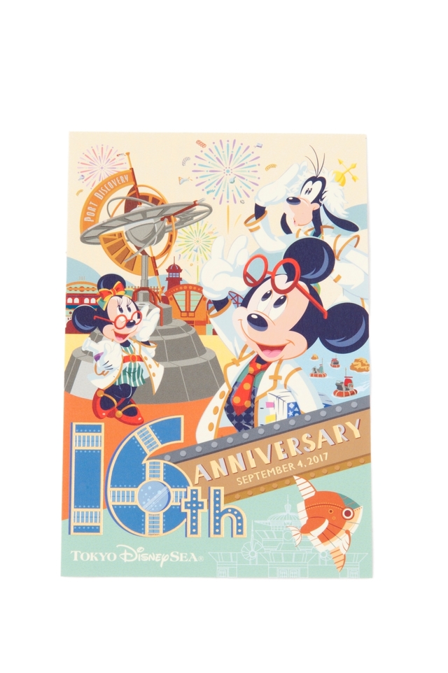 ポストカード 200円｜縦約15×横約10cm｜エンポーリオ｜東京ディズニーシー16thアニバーサリーグッズ
