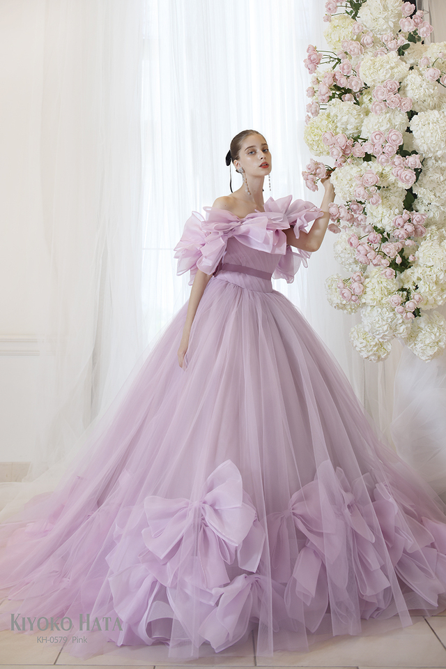 KIYOKO HATA（キヨコハタ）新作ウェディングドレス　KH-0579_Pink