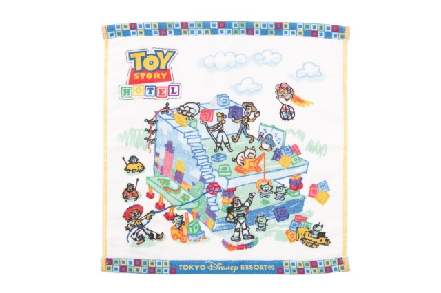 ウォッシュタオル 780円|サイズ:縦約35×横約34cm|販売店舗:東京ディズニーリゾート・トイ・ストーリーホテル内ディズニーショップ「ギフト・プラネット」