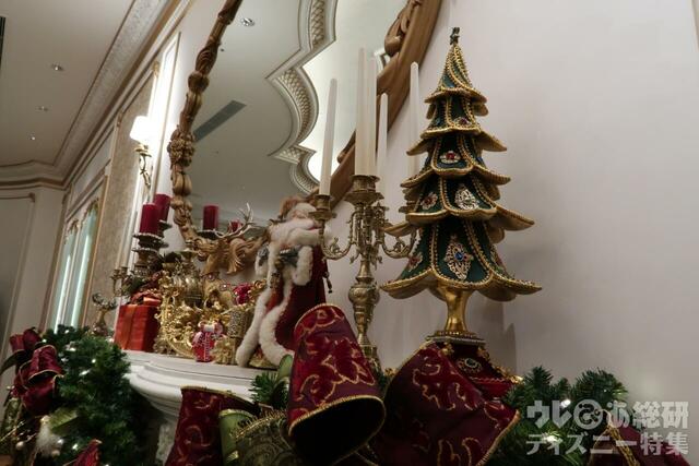 京ディズニーシー・ファンタジースプリングスホテル グランドシャトー　クリスマス装飾