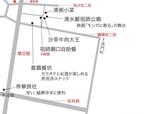 艋舺エリアの清水巖祖師廟周辺地図　※『台湾縦断！ 人情食堂と美景の旅』光瀬憲子著（双葉社）より