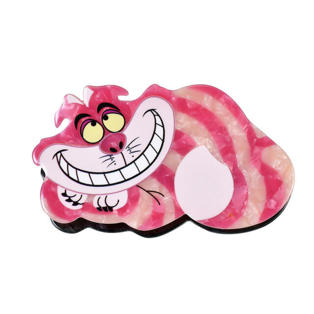 チェシャ猫 ヘアクリップ 蓄光 ダイカット CHESHIRE CAT 2,800円