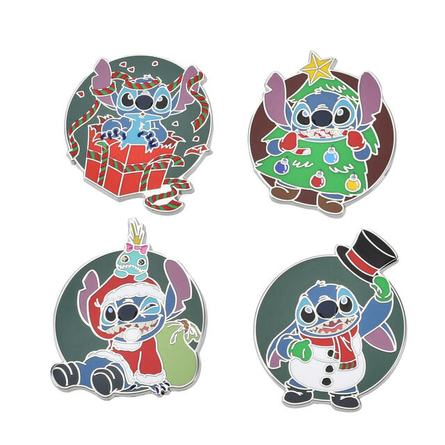 スティッチ シークレットピンバッジ DISNEY CHRISTMAS 1,600円