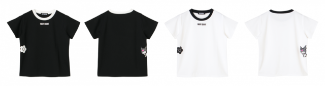【マリークヮント×クロミ】コラボ商品：ノーマルTシャツ（全2種）各7,700円（税込）