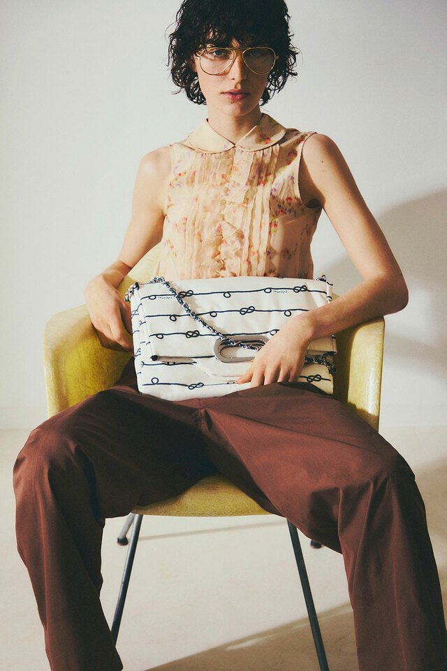 【LeSportsac／レスポートサック アトリエ2026春夏新作】Fold Tote Bag／H45×W32×D4cm Ivory Sail￥39,600