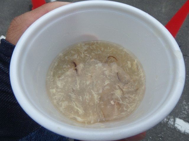 ツール・ド・東北2015／とろみのあるフカヒレスープは、まさに絶品の一言