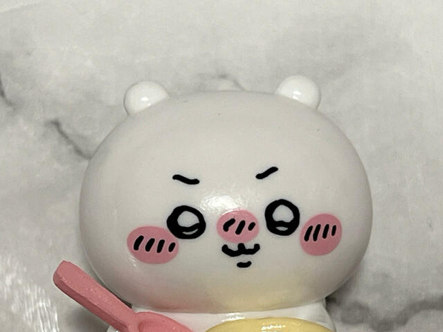 ダブルクリームを持ち帰るべく、張り切っている表情がなんともキュート!