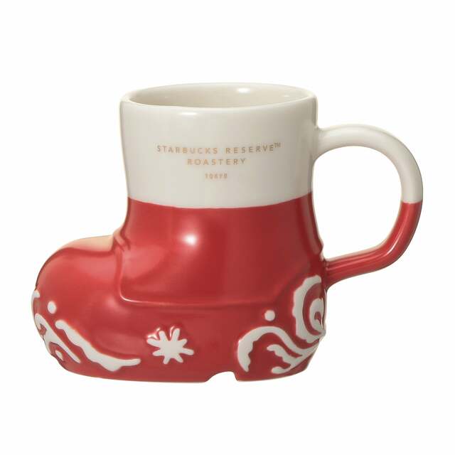 スターバックス リザーブ® ロースタリー マグ ブーツ レッド237ml 3,600円（税込）