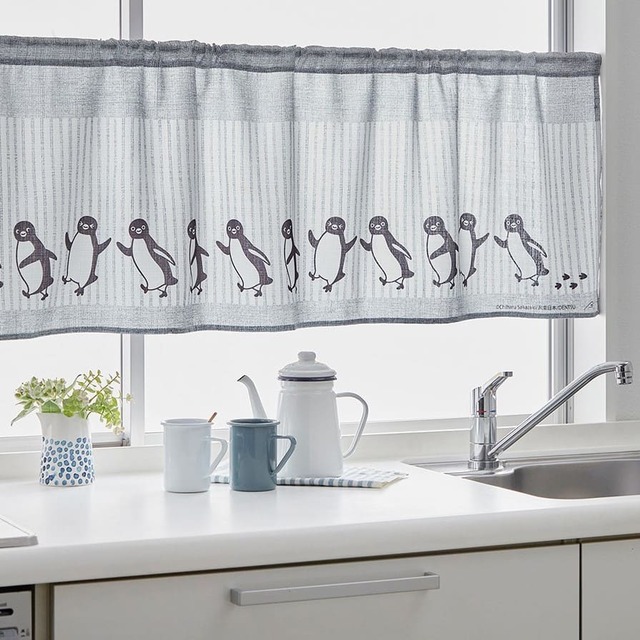 【ベルメゾン「小窓・カフェカーテン(1枚)」税込2,490円~3,990円】おしゃれなカフェカーテンに癒されそう♪