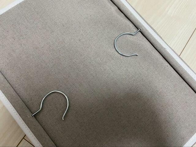 【ニトリ　吊り収納 プレッソ(5段)】しっかりとしたハンガーなので安心感があります