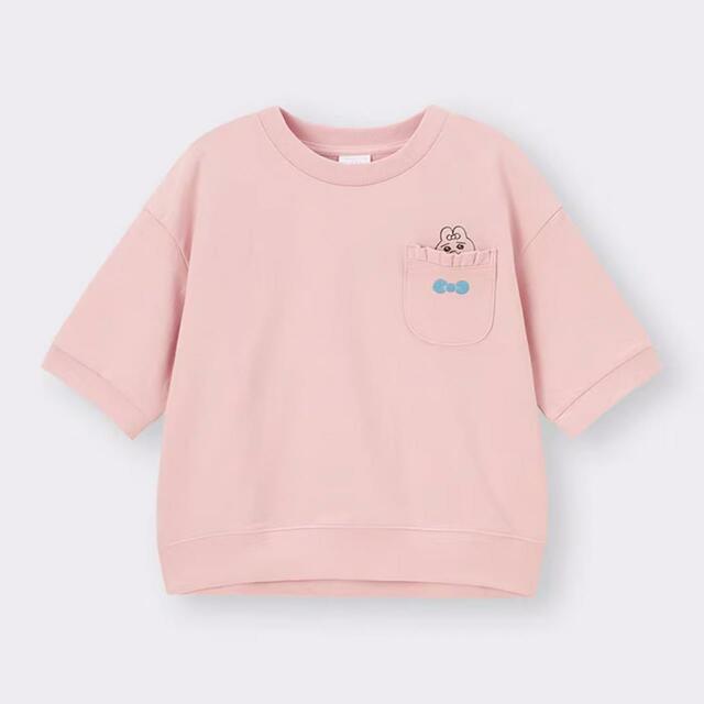ライトスウェットT5分袖 ¥1,290｜GU「おぱんちゅうさぎ」コレクション